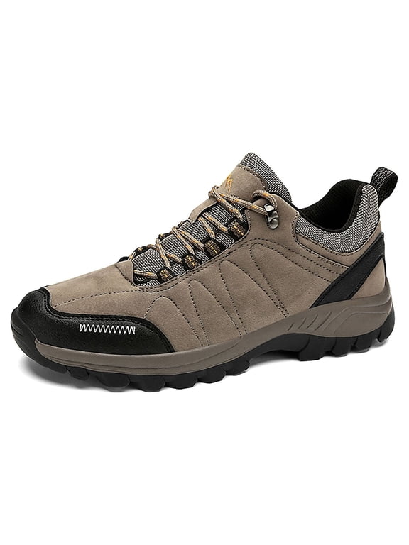 Mens Sneakers Leather Running Shoes Trainers Sneaker Casual Hiking Shoes