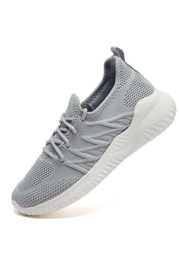 Womens Lightweight Knit Slip On Casual Sneaker