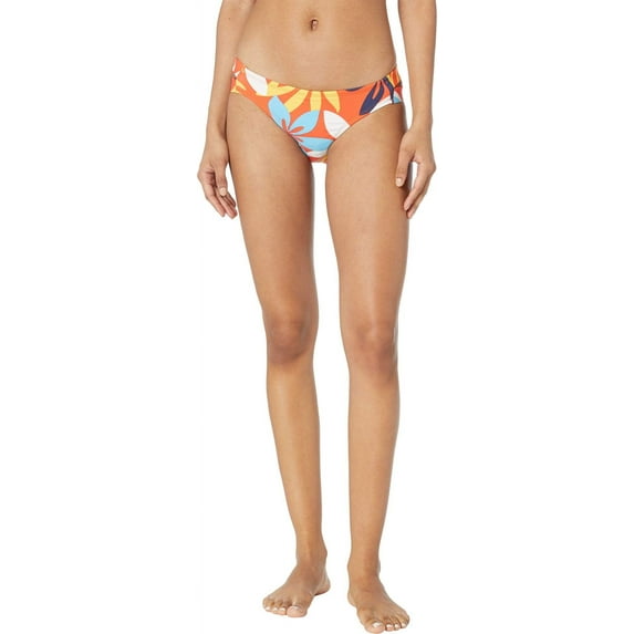 Hobie Junior's Skimpy Hipster Bikini Swimsuit, Red//Bloomy Daze, Size Medium
