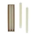 thumbnail image 1 of Creative Co-Op Unscented Hobnail Taper Candles in Box, Set of 2, Cream, 1 of 4