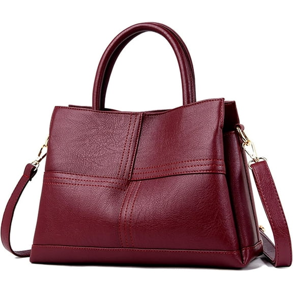 Hobo Bags for Women High Capacity Splicing PU Leather Handbags Shoulder Ladies Crossbody Bags Handle Tote Bag