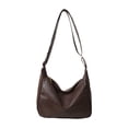 thumbnail image 1 of Hobo Bags for Women Slouchy PU Leather Shoulder Bags Crossbody Bag Casual Tote Handbags Women's Crescent Purse with Adjustable Strap, 1 of 7