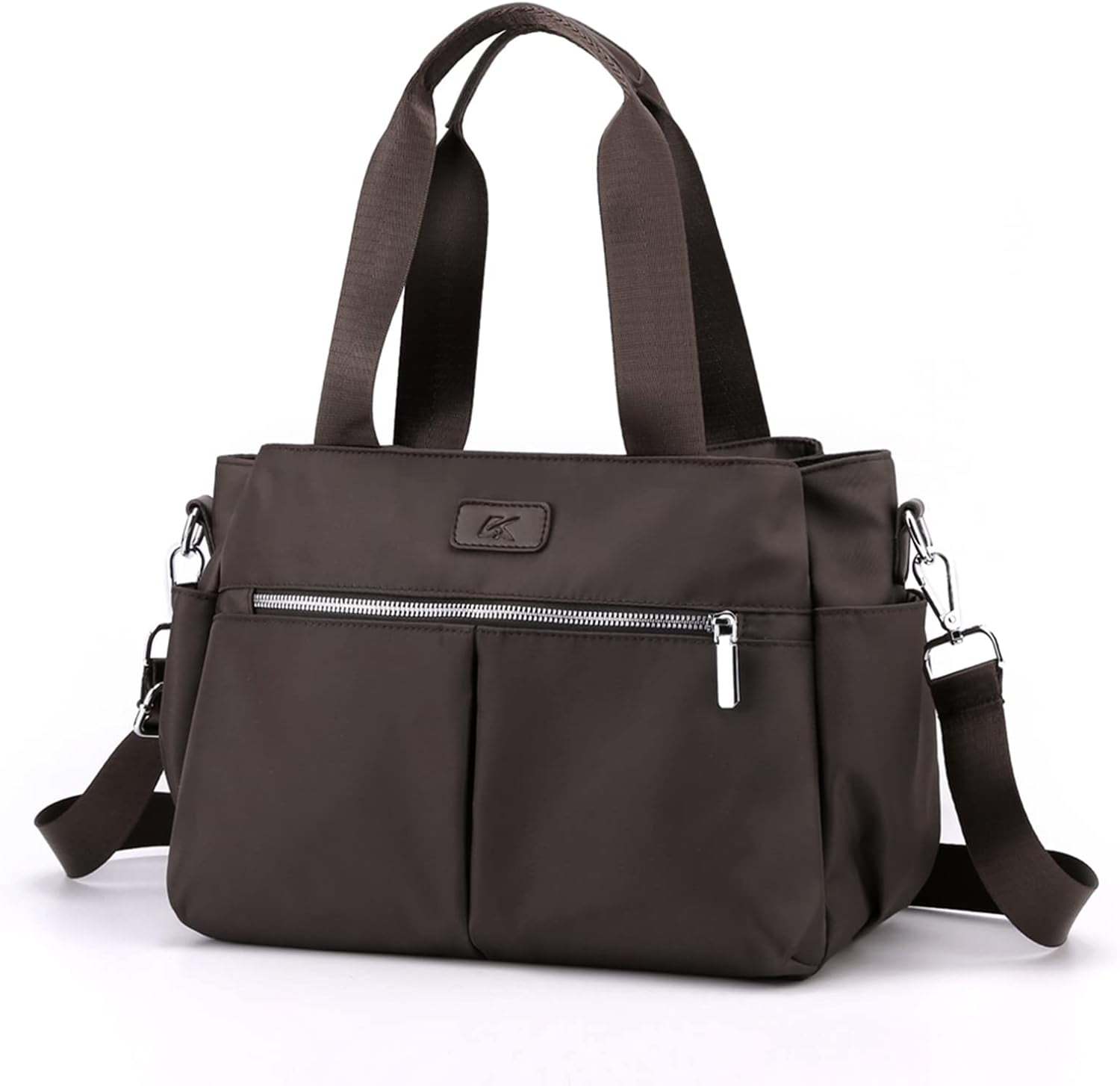 Hobo Handbags Light Nylon Crossbody Bag for Women, Multi Compartment Tote Purse Bags
