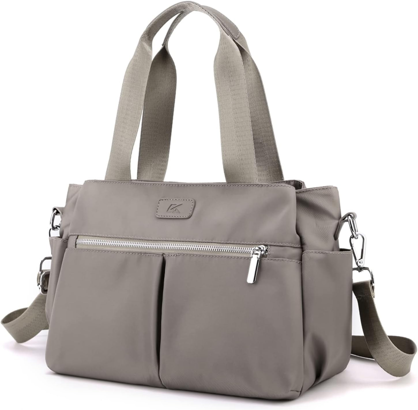 Hobo Handbags Light Nylon Crossbody Bag for Women, Multi Compartment Tote Purse Bags