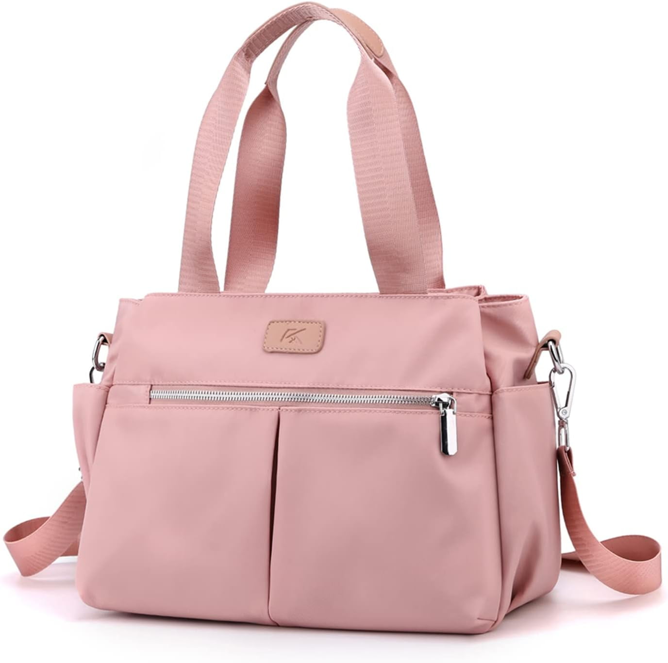 Hobo Handbags Light Nylon Crossbody Bag for Women, Multi Compartment Tote Purse Bags