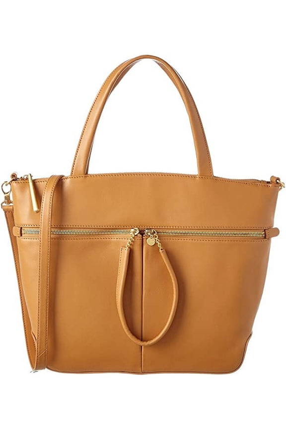 Perfect Union Tote Leather Satchel - Honey