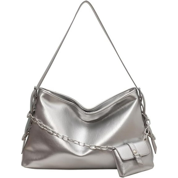 Hobo Shoulder Bag with Coin Purse Designer Vegan Leather Crossbody Hobo Purses and Handbags 2 Size Bags