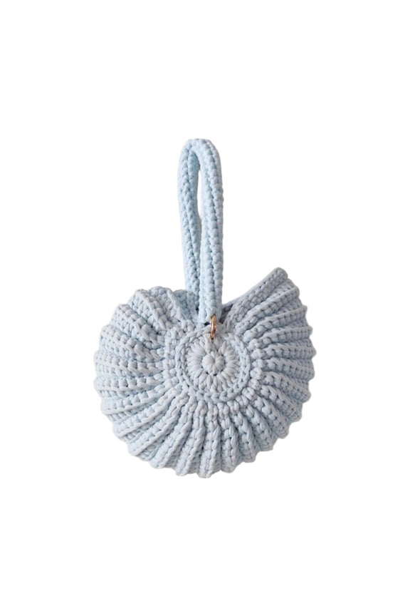 Hoboes Handbags Women Handwoven Seashells Clutches Purse Toted Bags Top Handle Bag