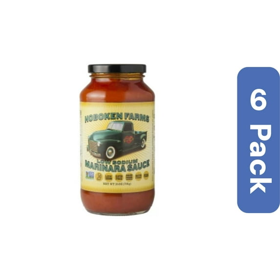 Hoboken Farms Low Sodium Marinara Pasta Sauce 25 oz (Pack Of 6)