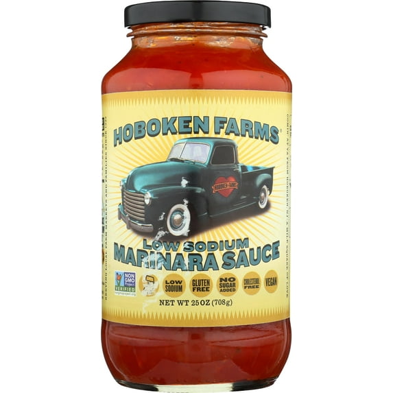 Hoboken Farms - Pasta Sauce Low Sodium - Case of 6-25 OZ