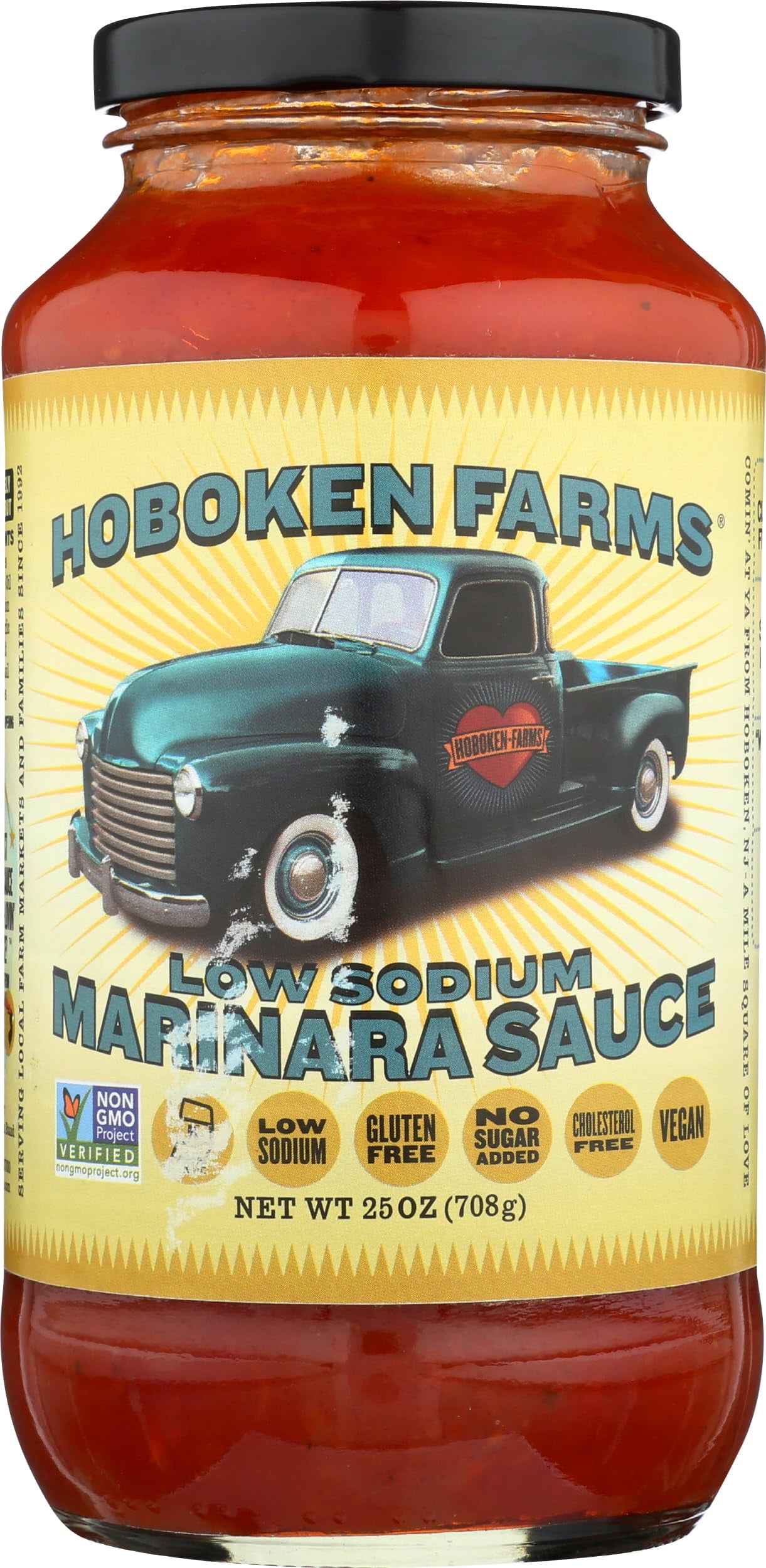Hoboken Farms Pasta Sauce Low Sodium Case of 625 OZ