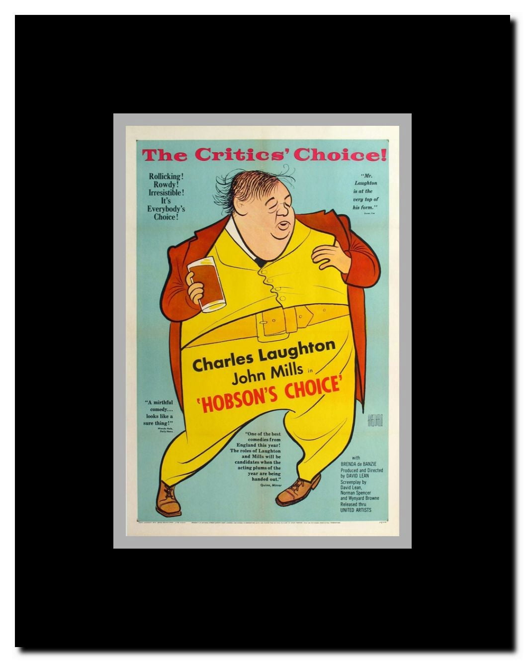 Hobson's Choice Framed Movie Poster
