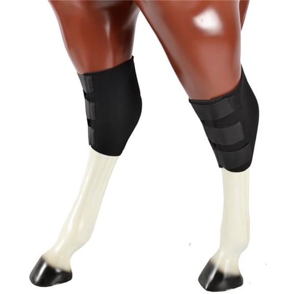Hock Sweat Boots - Black - Extra Large - Protective Design
