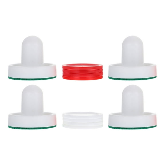 2 Sets Hockey Game Accessories Round Table Pucks and Paddles