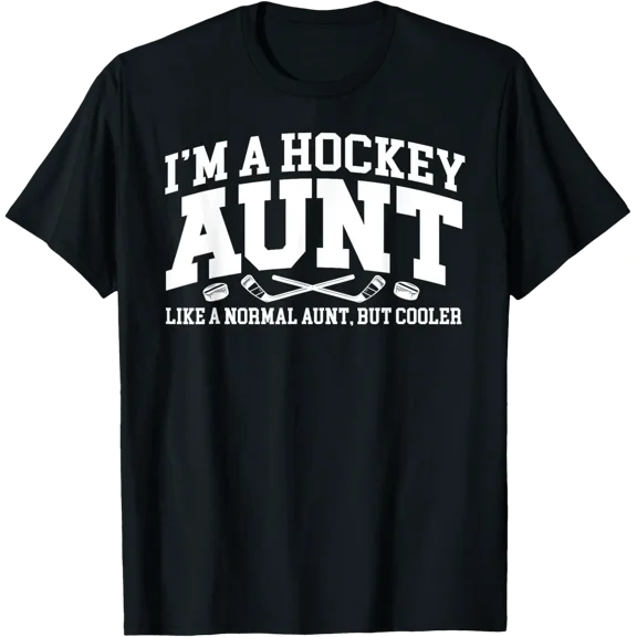 Hockey Aunt Definition Ice Player Event T-Shirt, Size S-5XL