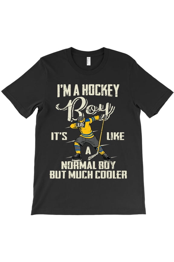 Hockey Boy Gifts Funny Dabbing Player Boys Kids Sports Graphic H16642 Unisex T-Shirt, Up to 5XL Available