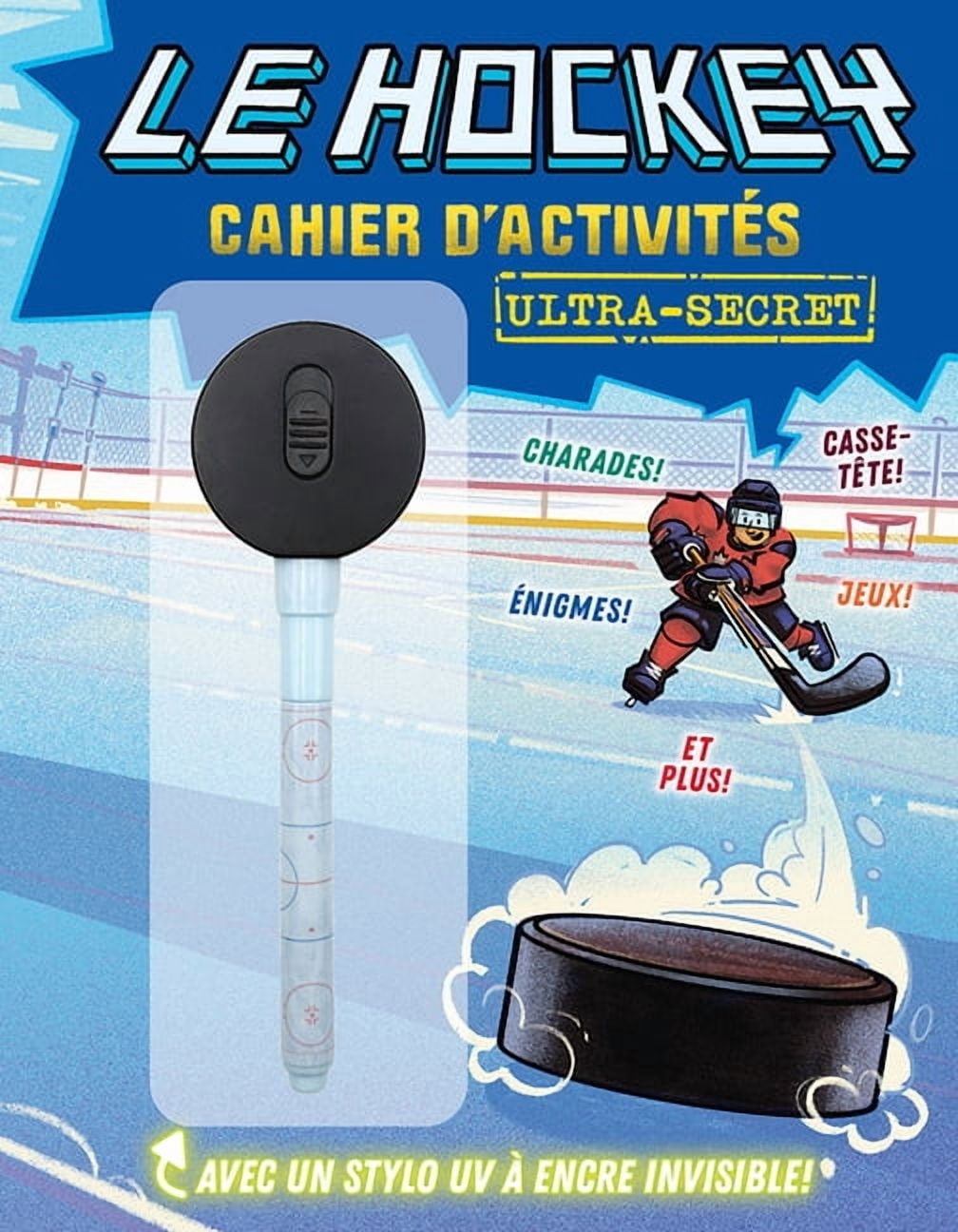 Le Hockey: Cahier d'ActivitÃ©s Ultra-Secret, (Hardcover)