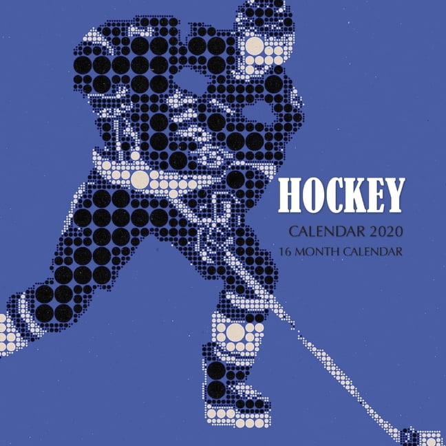 Hockey Calendar 2025 16 Month Calendar (Paperback)