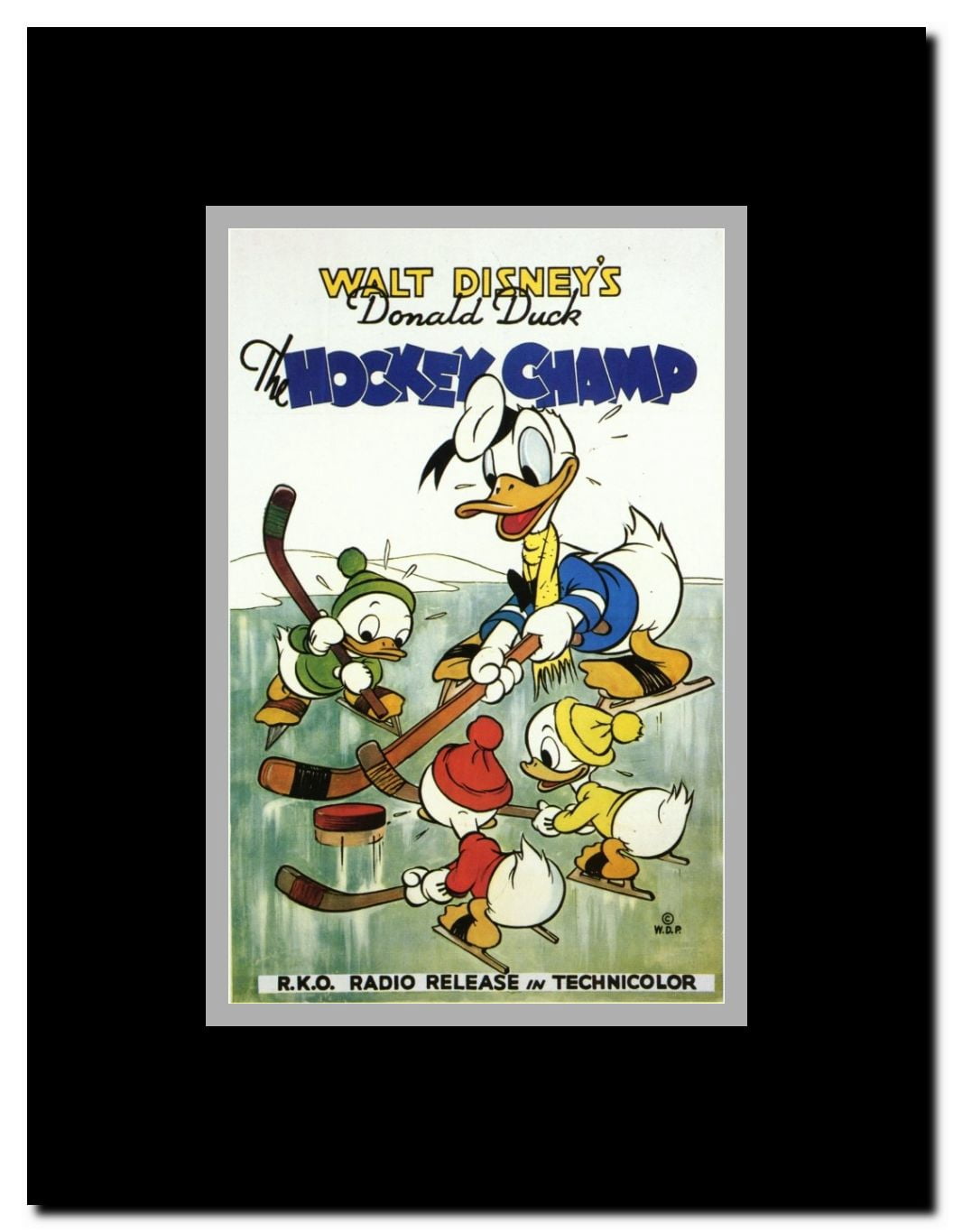 Hockey Champ The Framed Movie Poster