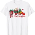 thumbnail image 1 of Hockey Christmas Coffee Saint Nick Xmas The Season Sports Graphic Unisex T-Shirt ,up to size 5XL, 1 of 2