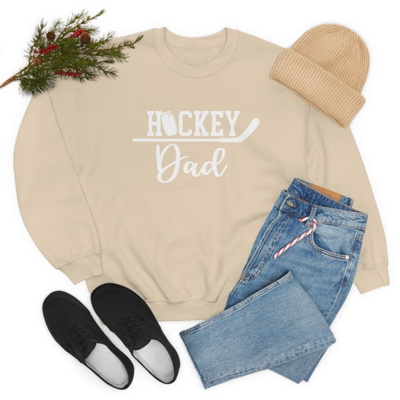 Hockey Dad Crewneck Sweatshirt