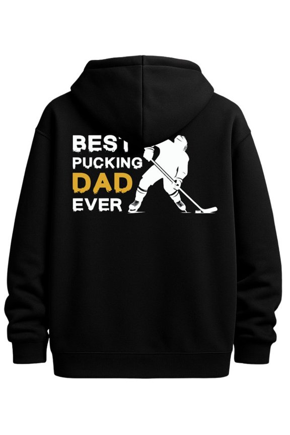 Hockey Dad Hoodie sweatshirt hockey men's regular fit black Perfect for Fall & Winter high quality happy funny Fashion Unisex Shirt Printed tshirts