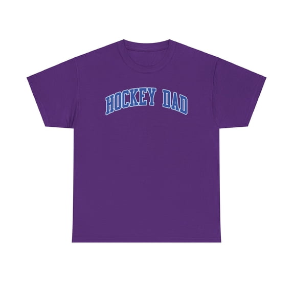 Hockey Dad Shirt Gifts Tshirt Crew Neck Short Sleeve