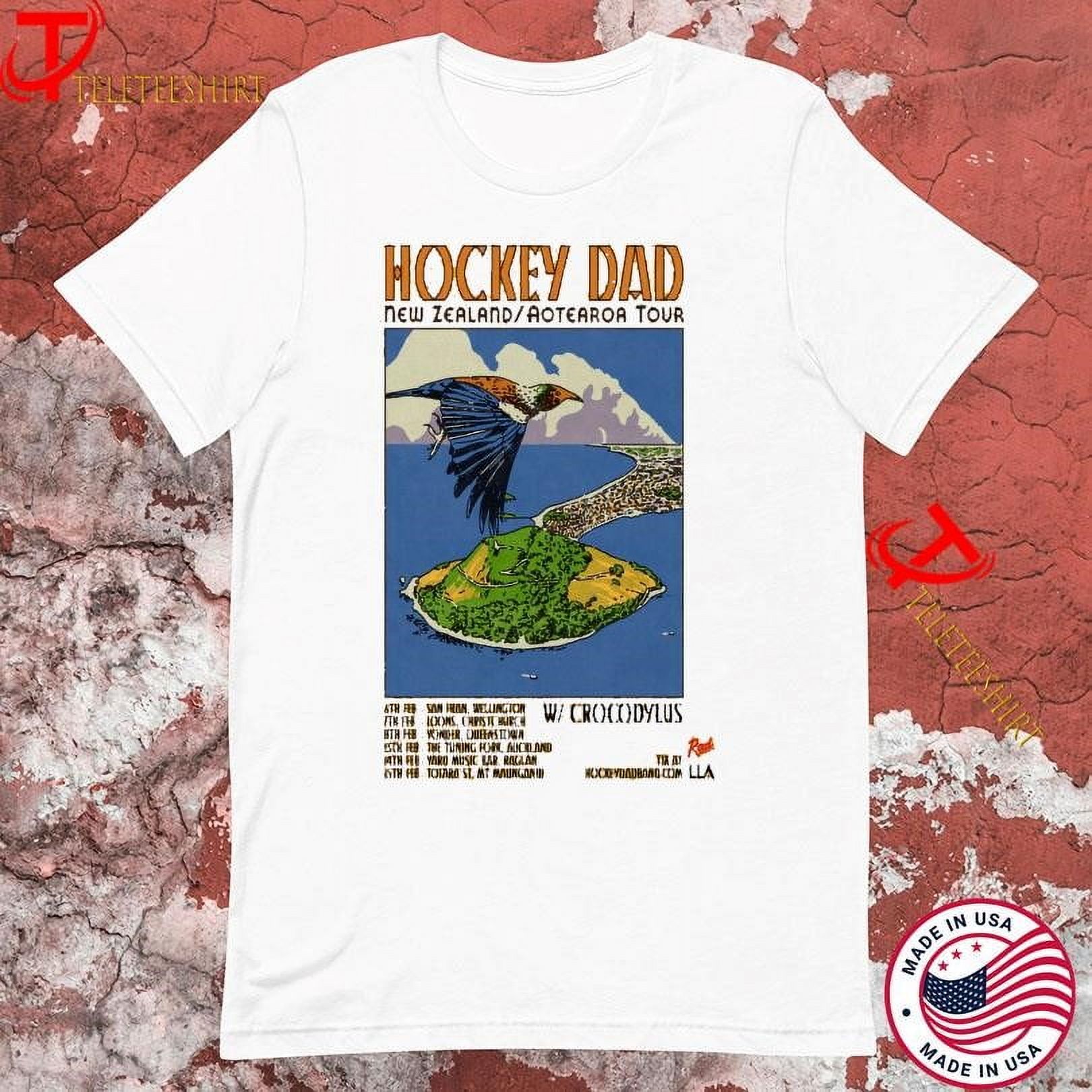 Hockey Dad Tour New Zealand + Aotearoa 2025 Tshirts