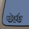 thumbnail image 1 of Hockey Decal | 5.5-Inches | Black Vinyl Decal | Car Truck Van SUV Laptop Macbook Wall Decals, 1 of 1
