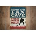 Hockey Fan Cave Hockey Game Sign Hockey Player Gift Hockey Player Sign ...