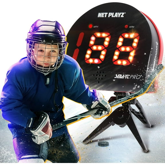 Hockey Gifts Training Equipment & Gear - Radar Speed Guns, Speed Sensor, Hands-Free | Ice Hockey Field Hockey Street Roller Hockey