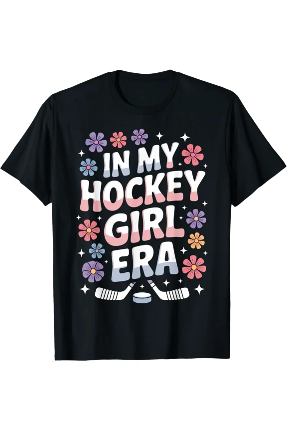 Hockey Girl Era Vibes For Women Athletes On Ice T-Shirt All Size S-5Xl