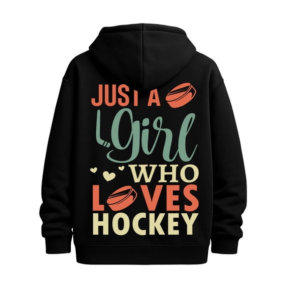 Hockey Girl Hoodie hoodies & sweatshirt hockey mens hoodies black Perfect for Christmas, helloween, birthday aesthetic guys funny Classic Unisex Shirt Printed tshirts