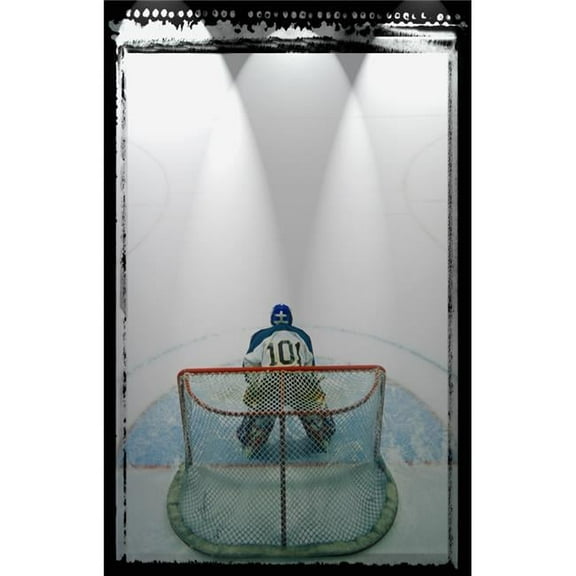 Hockey Goalie In Crease Poster Print