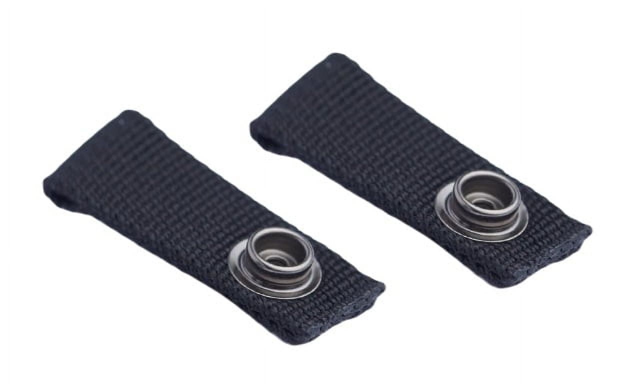 Hockey Helmet Chin Strap Cheek Loop Fastener with Metal Snap 2 Pack