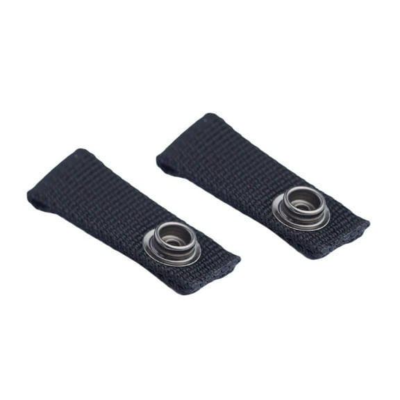 Hockey Helmet Chin Strap Cheek Loop Fastener with Metal Snap - 2 Pack