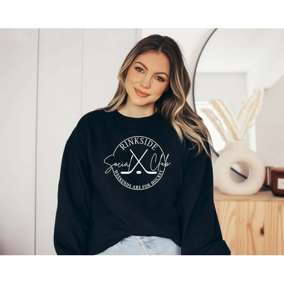 Hockey, Hockey Mom Sweatshirt, Rinkside Social Club, Hockey Shirt, Hockey Season, Hockey Mom Shirt, Sports Mom Sweatshirt