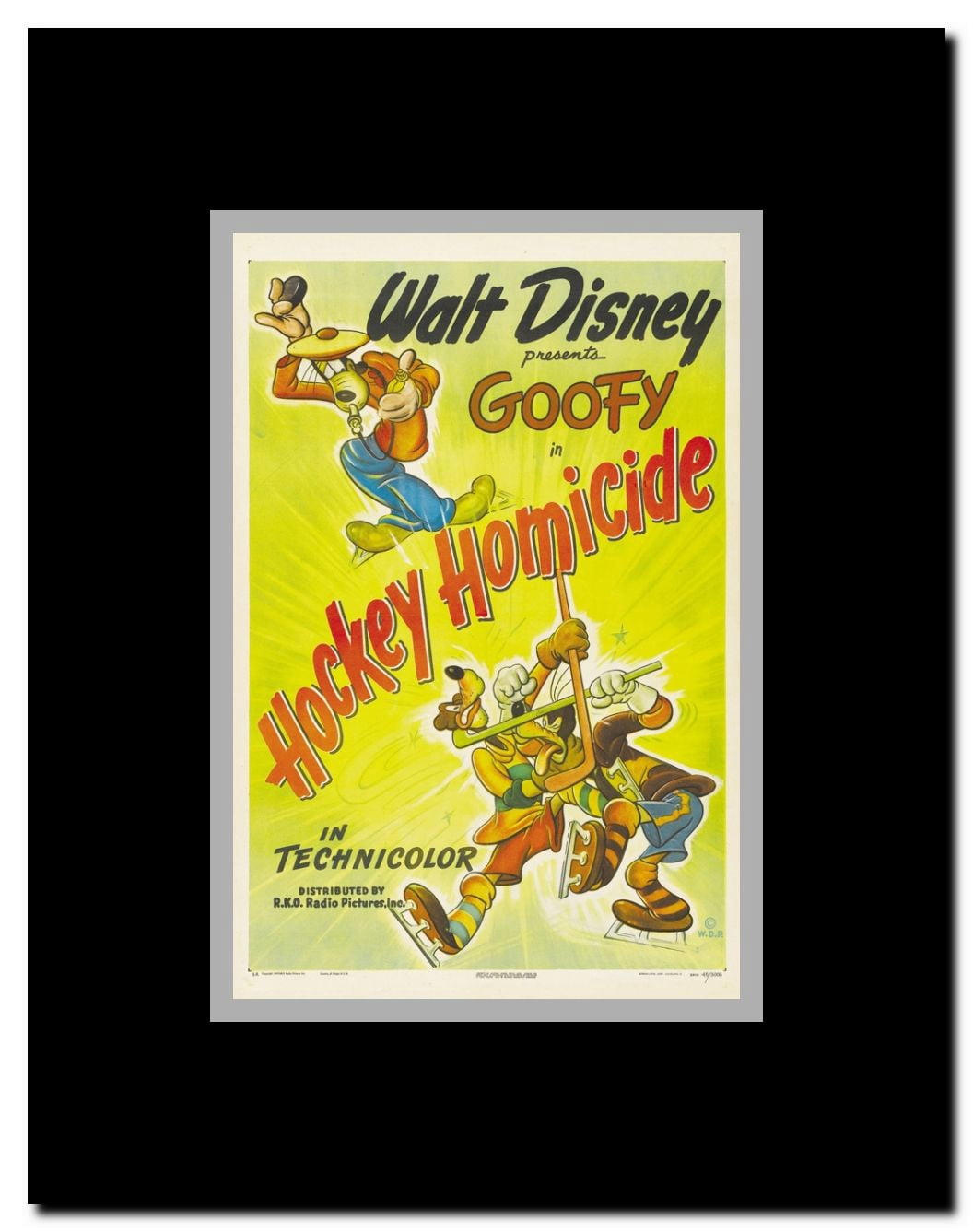 Hockey Homicide Framed Movie Poster