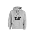 thumbnail image 1 of Hockey Hoodie, Ice Ice Baby, Unisex Hoodies, Hockey Apparel, Ice Hockey, Funny Hoodies, Gift For Hockey Player, Gift For Him, Fashion, humor, Grey (Black Text), 2XL, 1 of 1