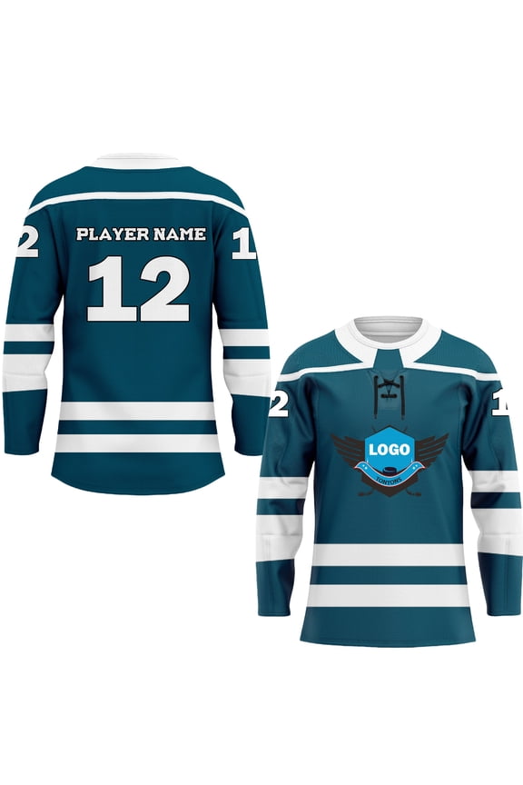 Hockey Jersey Personalized Hockey Shirt Printed, Hockey T Shirts for Men & Women, Hockey Sport Shirt Uniform for Team Name Number,Logo