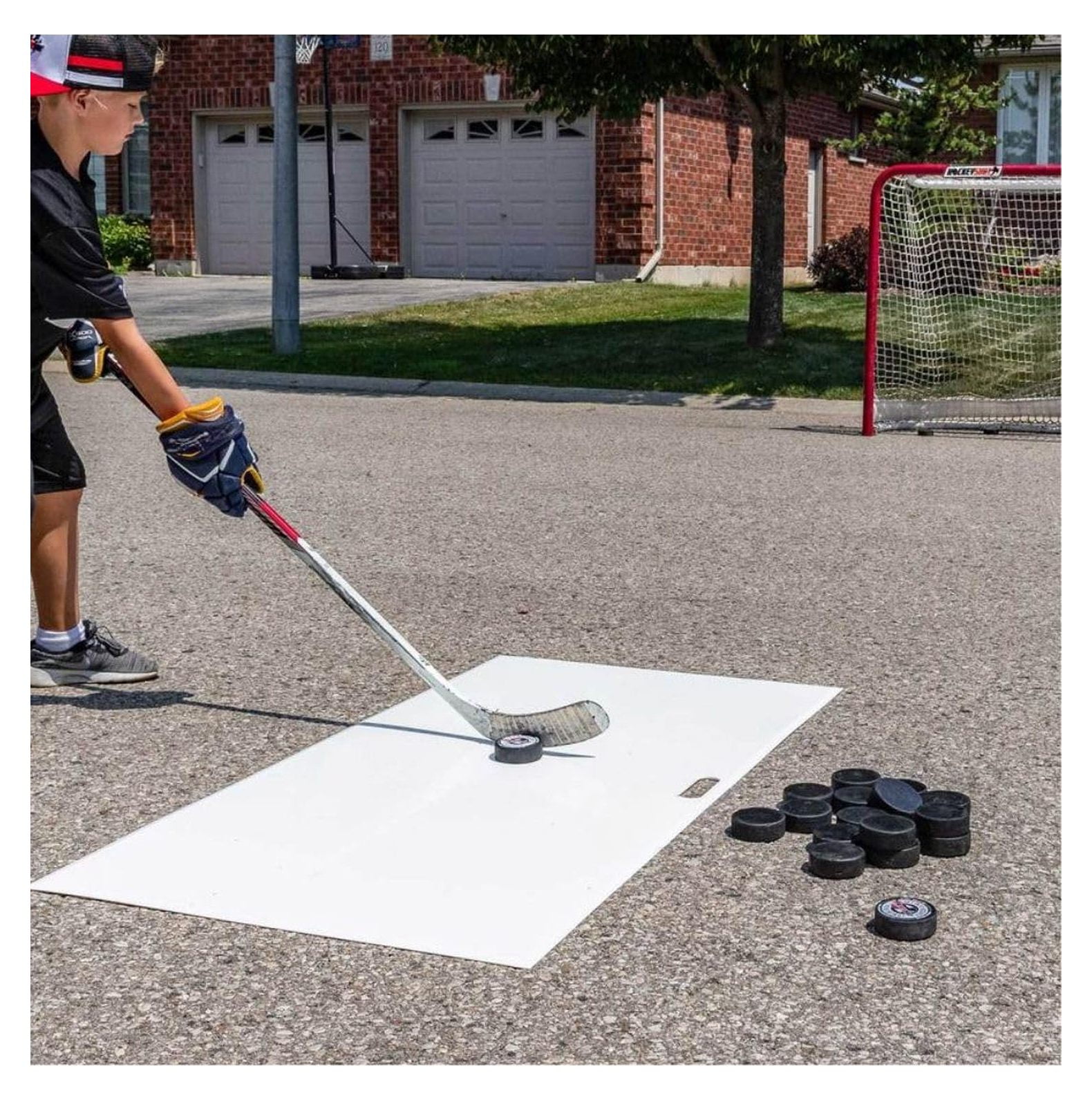 Hockey Large 30" by 60" Extreme Pro Shooting Pad - Quality Sports Training Aid for Shooting, Passing & Stickhandling - Better Hockey - Synthetic Ice Mat Simulates Real Ice Feel