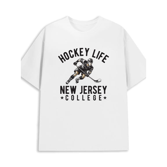 Hockey Life Jersey 180G 100% Cotton 180G 100% Cotton men gifts 2025 white Classic Unisex Shirt Printed tshirts Basic Unisex Shirt Crewneck tshirts Halloween gifts