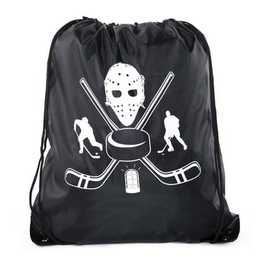 Hockey Party Bags | Hockey Drawstring backpacks for Birthdays, Team Events & More!