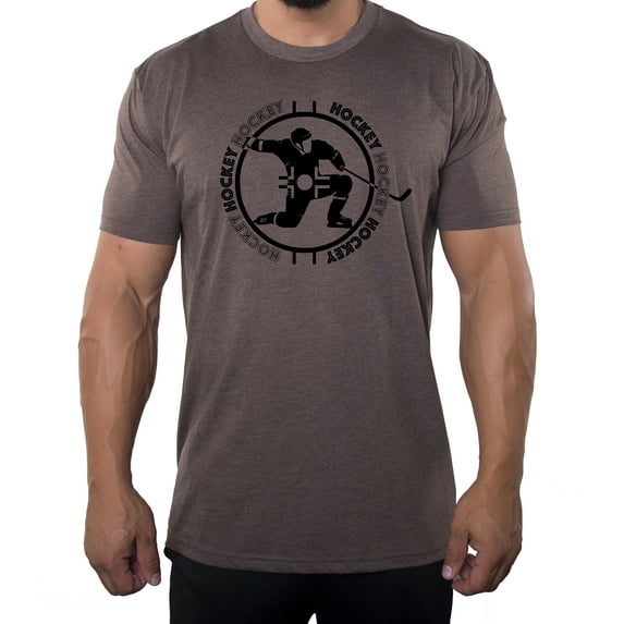 Hockey Party T-shirts, Hockey Team T-shirts, Custom Hockey Party T-shirts for Players and Coaches - Circle