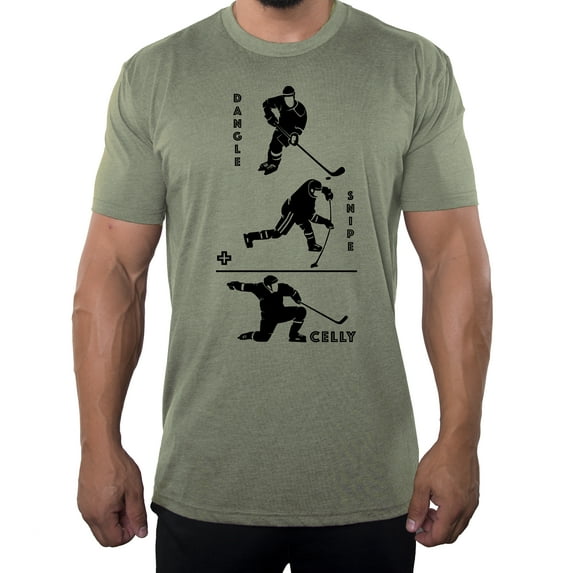 Hockey Party T-shirts, Hockey Team T-shirts, Custom Hockey Party T-shirts for Players and Coaches - Dangle Snipe Celly