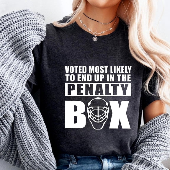 Hockey Penalty Box Shirt: Aggressive Player Gift Tee TSHIRT All Size S-5XL