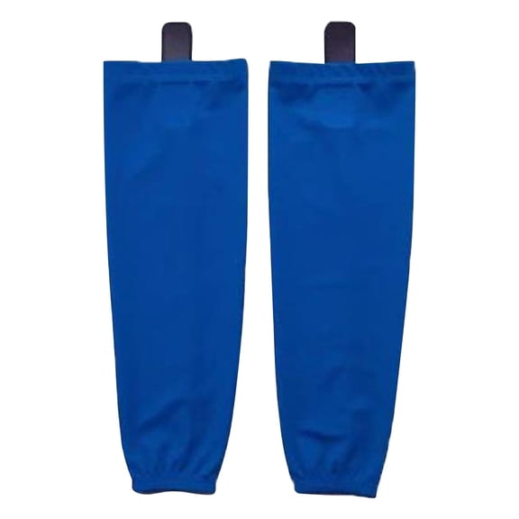 Hockey Performance Crew Socks - Multiple Designs & Colors - Youth & Adult - Hockey Long -Calf Socks or Hockey Player Lover Fans Coaches Royal Blue M