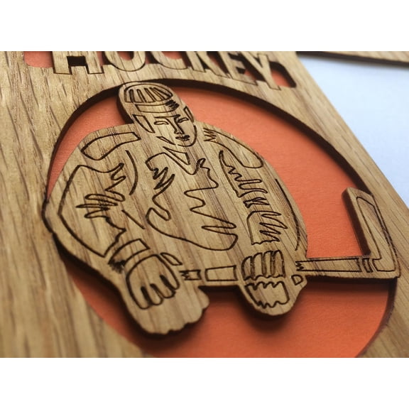 Hockey Picture Frame (11x14 Layout K)