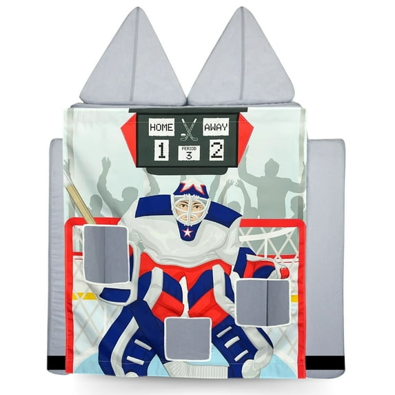 Hockey Play Panel for Kids Foam Play Couch by Couch Swag