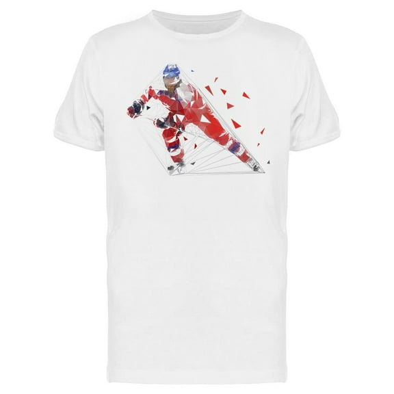 Hockey Player Forward  T-Shirt Men -Image by Shutterstock, Male x-Large